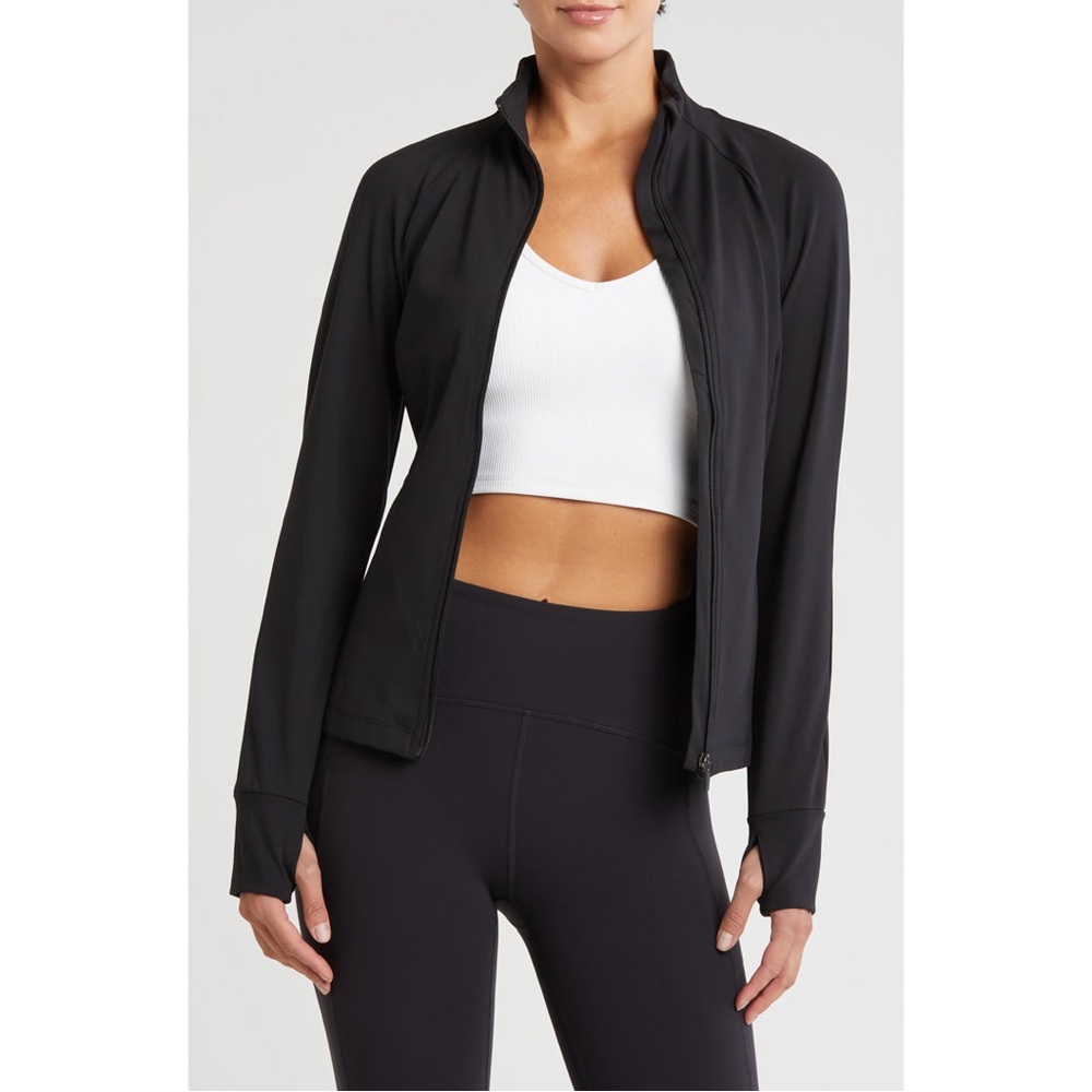 Yogalicious Luxe Zip Jacket black ultra soft lightweight
